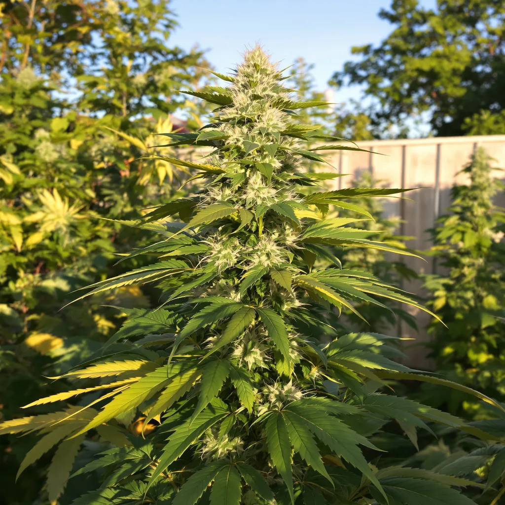 Hashberry 70% indica / 30% sativa flower with visible trichomes