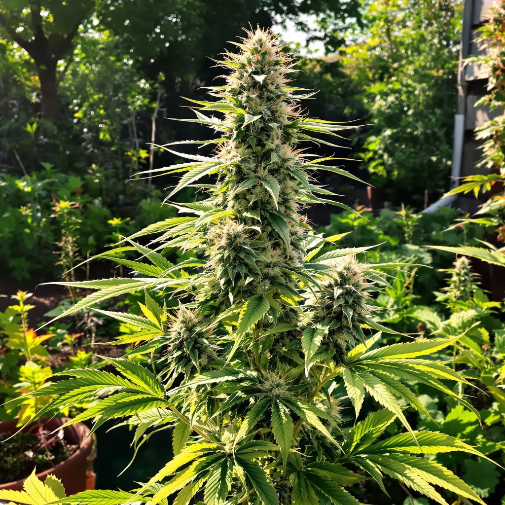 Head Cheese 40% indica / 60% sativa flower with visible trichomes