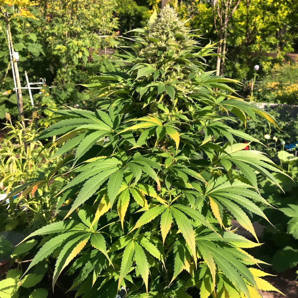Hyper Critical 68% indica / 32% sativa flower with visible trichomes