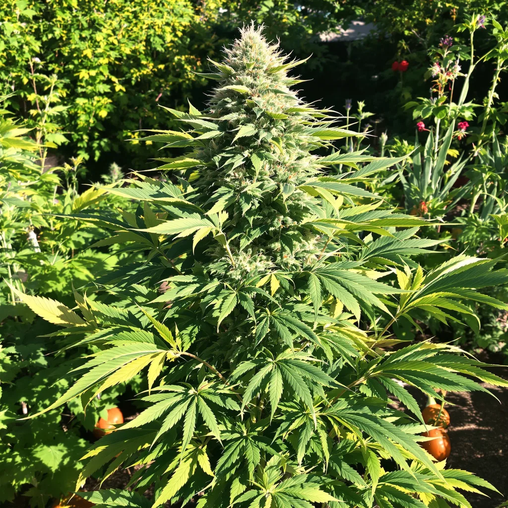 I-95 71% indica / 29% sativa flower with visible trichomes