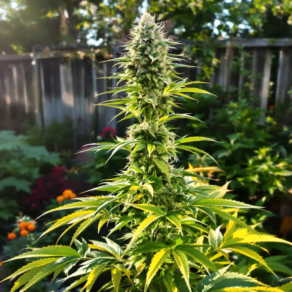 Incredible Bulk 39% indica / 61% sativa flower with visible trichomes