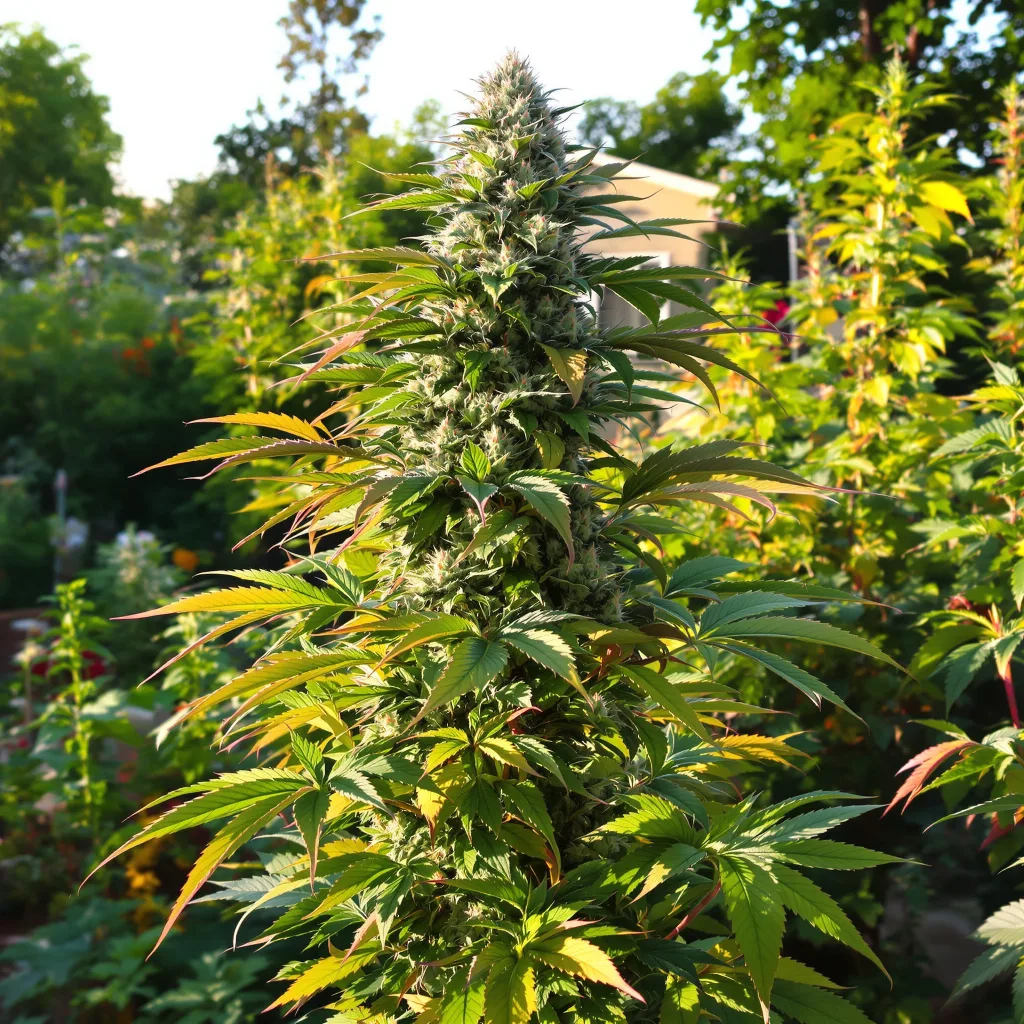 Jack Flash 60% indica / 40% sativa flower with visible trichomes