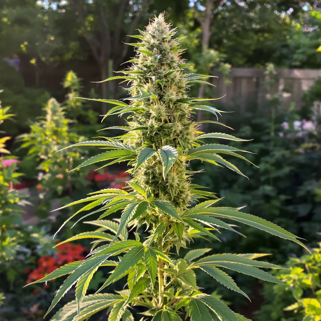 Jack Herer 45% indica / 55% sativa flower with visible trichomes