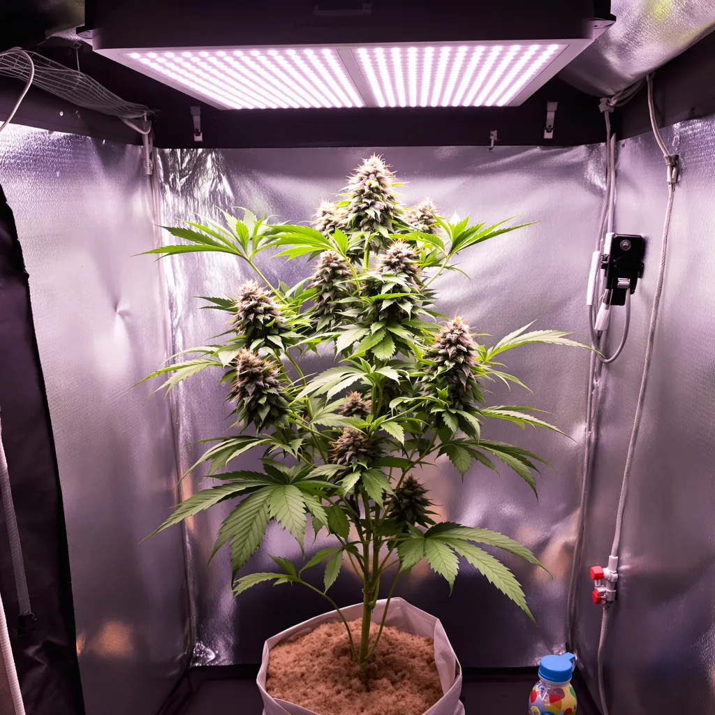 Jack Herer 45% indica / 55% sativa flower with visible trichomes