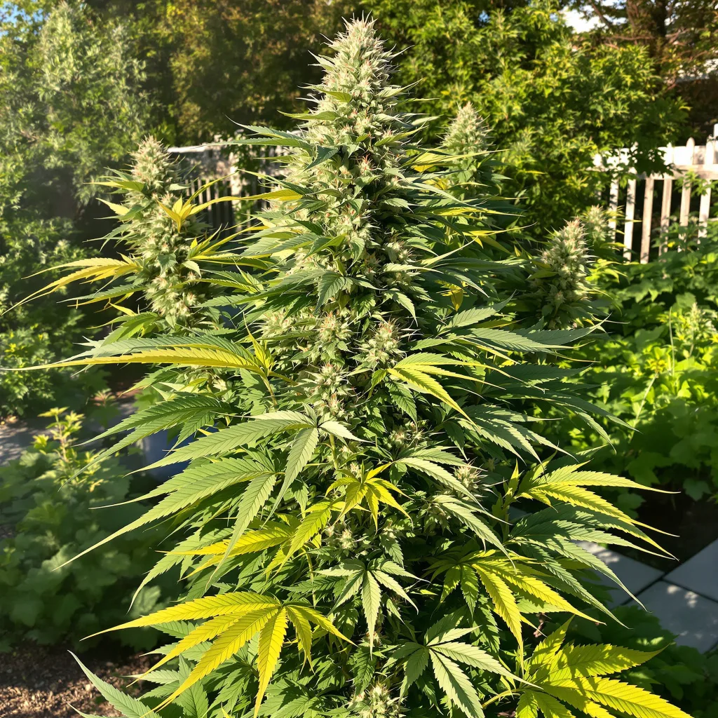 Jane Doe 60% indica / 40% sativa flower with visible trichomes