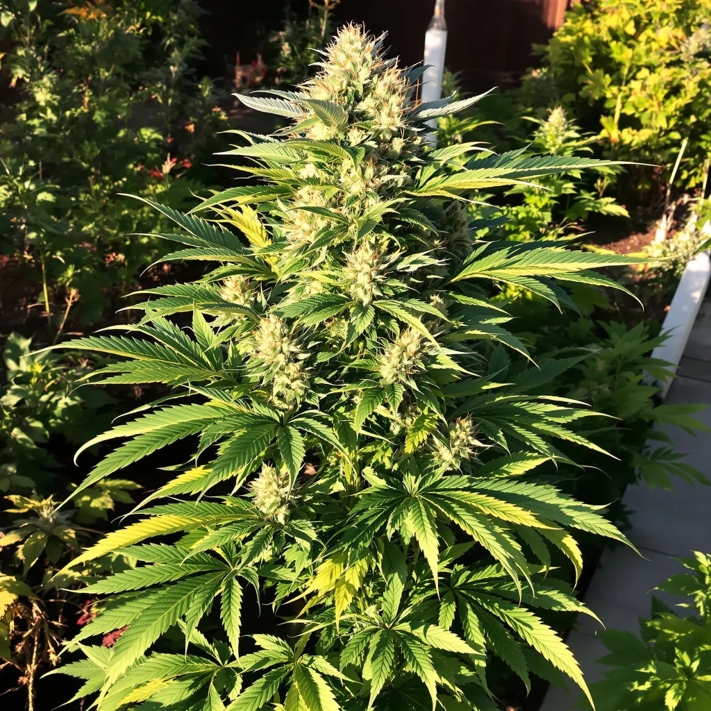 Jawa Pie 73% indica / 27% sativa flower with visible trichomes