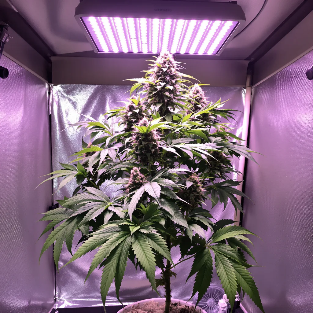 Jelly Roll 72% indica / 28% sativa flower with visible trichomes