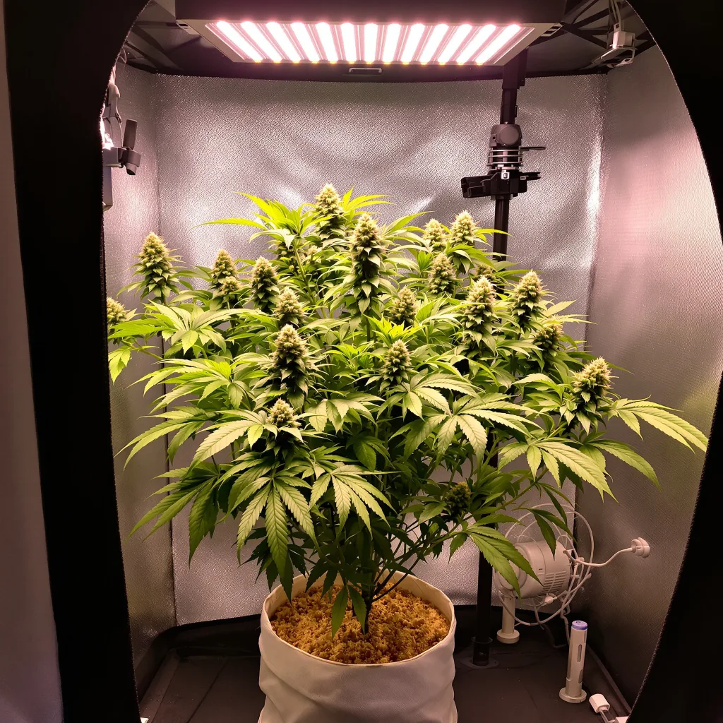 Kong 100% indica / 50% sativa flower with visible trichomes