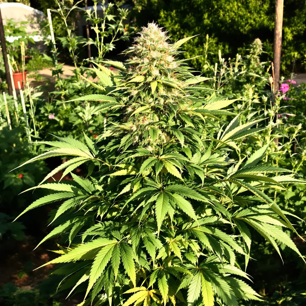 Kong 100% indica / 50% sativa flower with visible trichomes