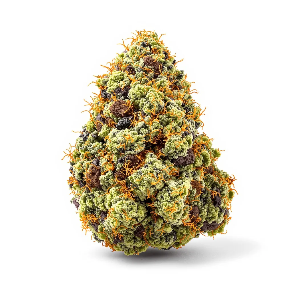 Kushadelic cannabis plant in flowering stage — 90-130 cm feminised