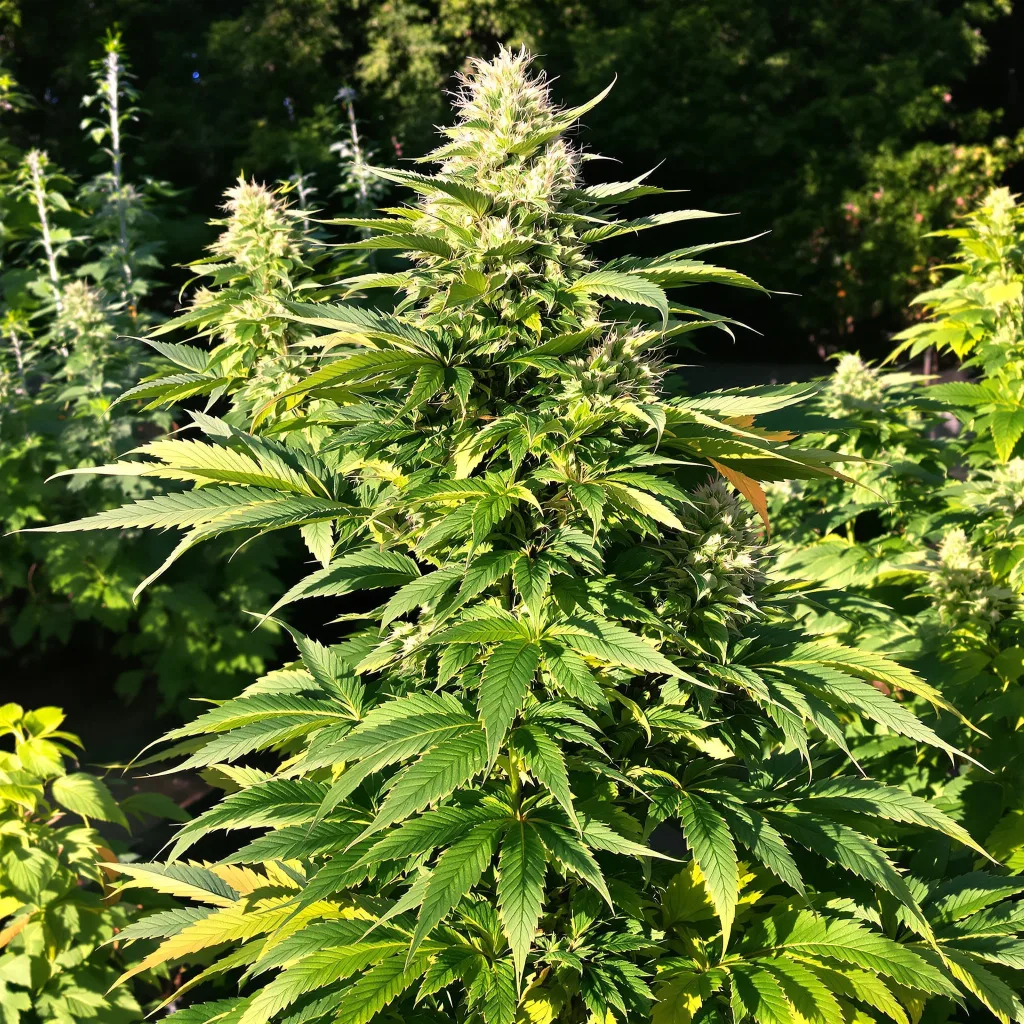 Kushberry 75% indica / 25% sativa flower with visible trichomes
