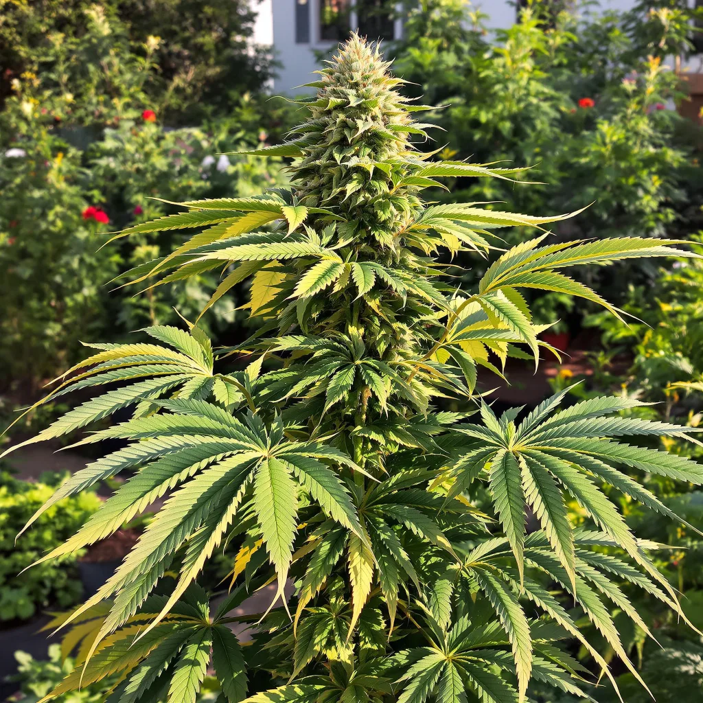 LA Ultra 72% indica / 28% sativa flower with visible trichomes