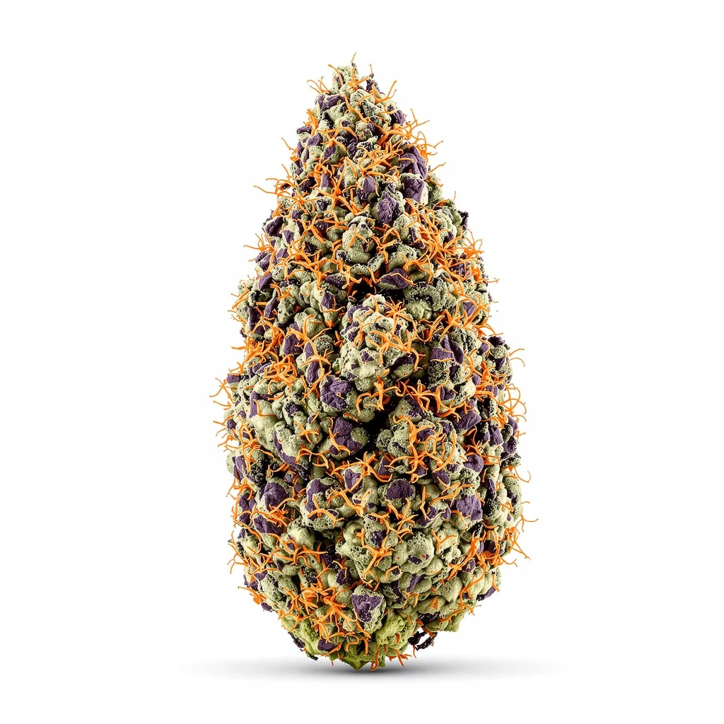 Lavender Jones cannabis plant in flowering stage — 60-100 cm autoflower