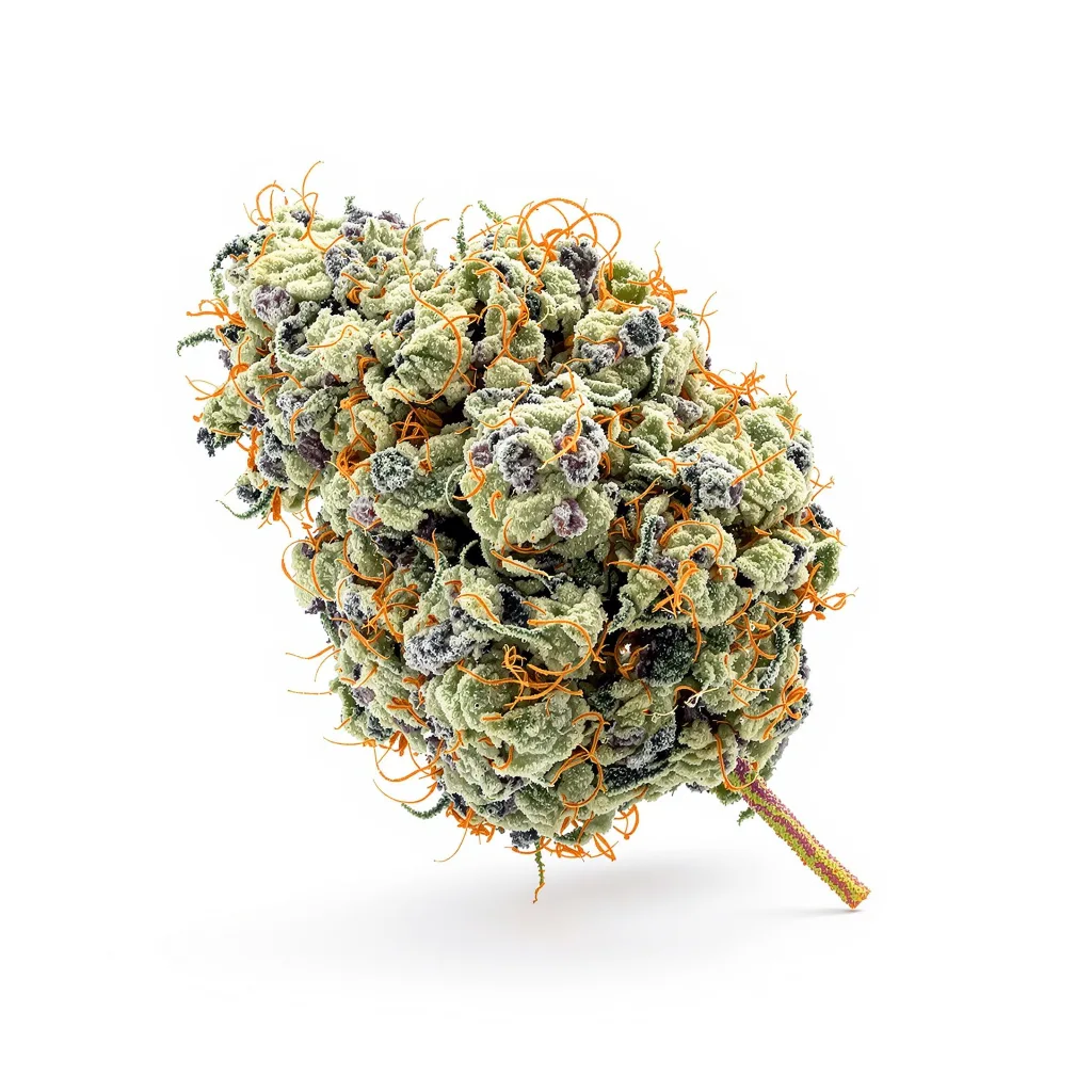 Lemon cannabis plant in flowering stage — 60-100 cm autoflower