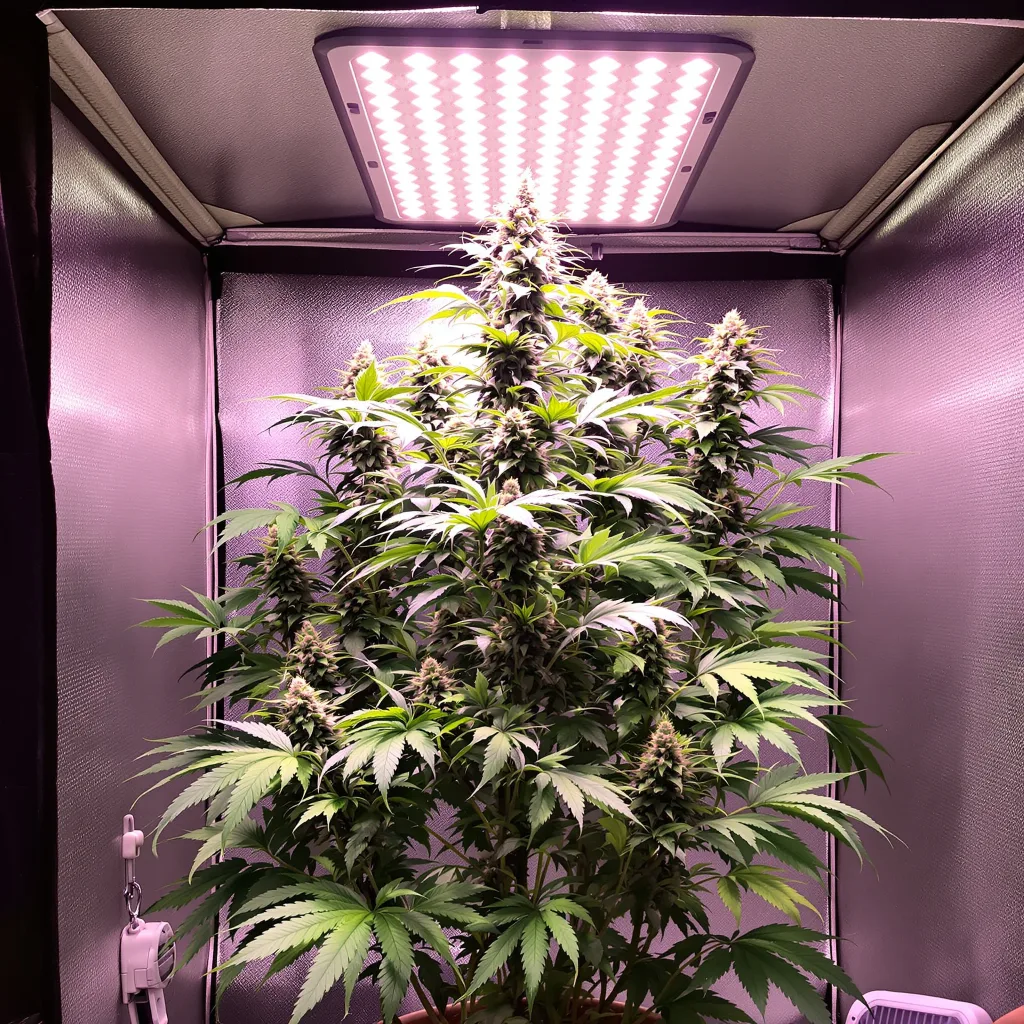 Lemon Jack 25% indica / 75% sativa flower with visible trichomes