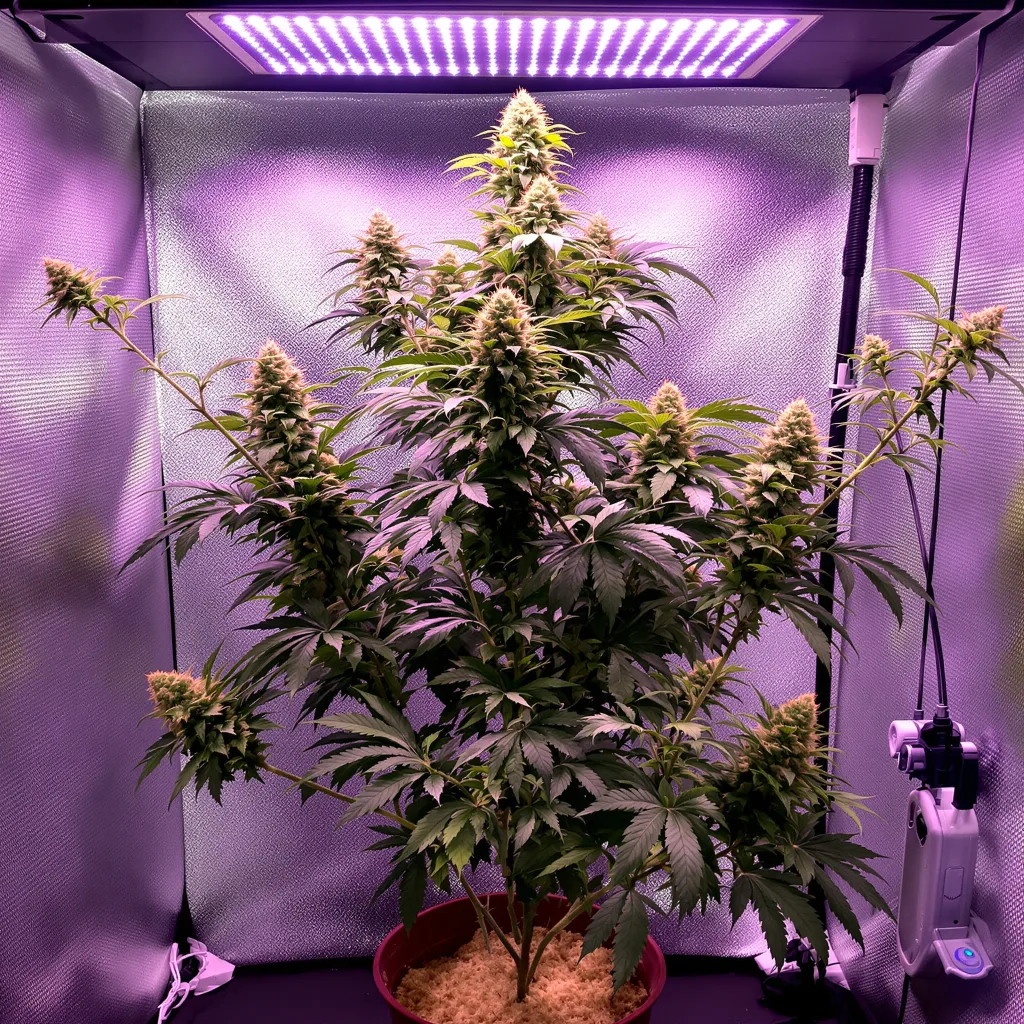 Lemon OG Kush 50% indica / 50% sativa flower with visible trichomes