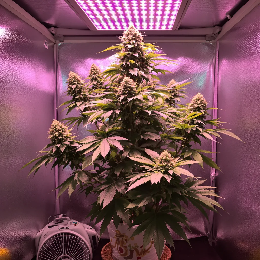 M-39 60% indica / 40% sativa flower with visible trichomes