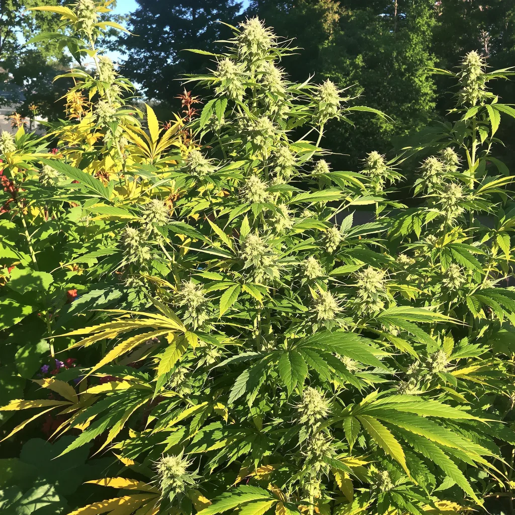M-39 60% indica / 40% sativa flower with visible trichomes