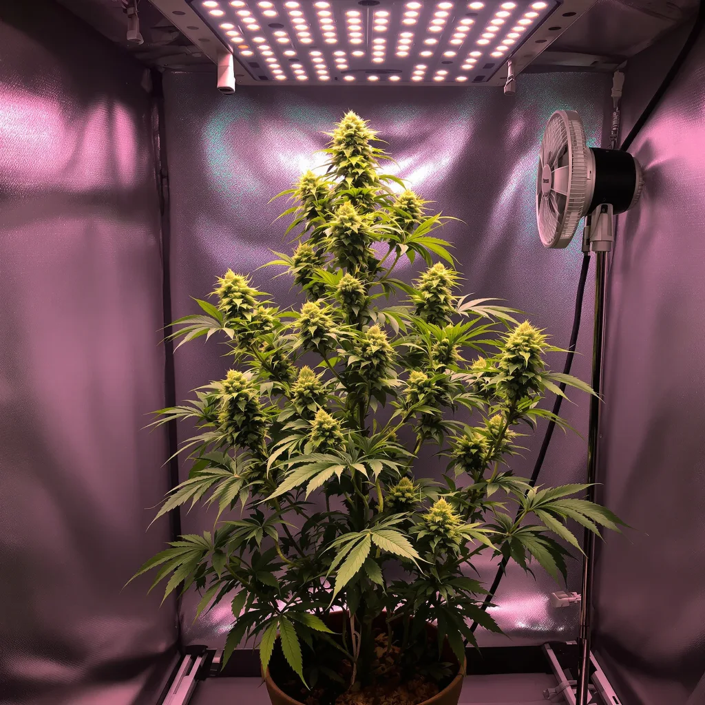 Mac 1 50% indica / 50% sativa flower with visible trichomes