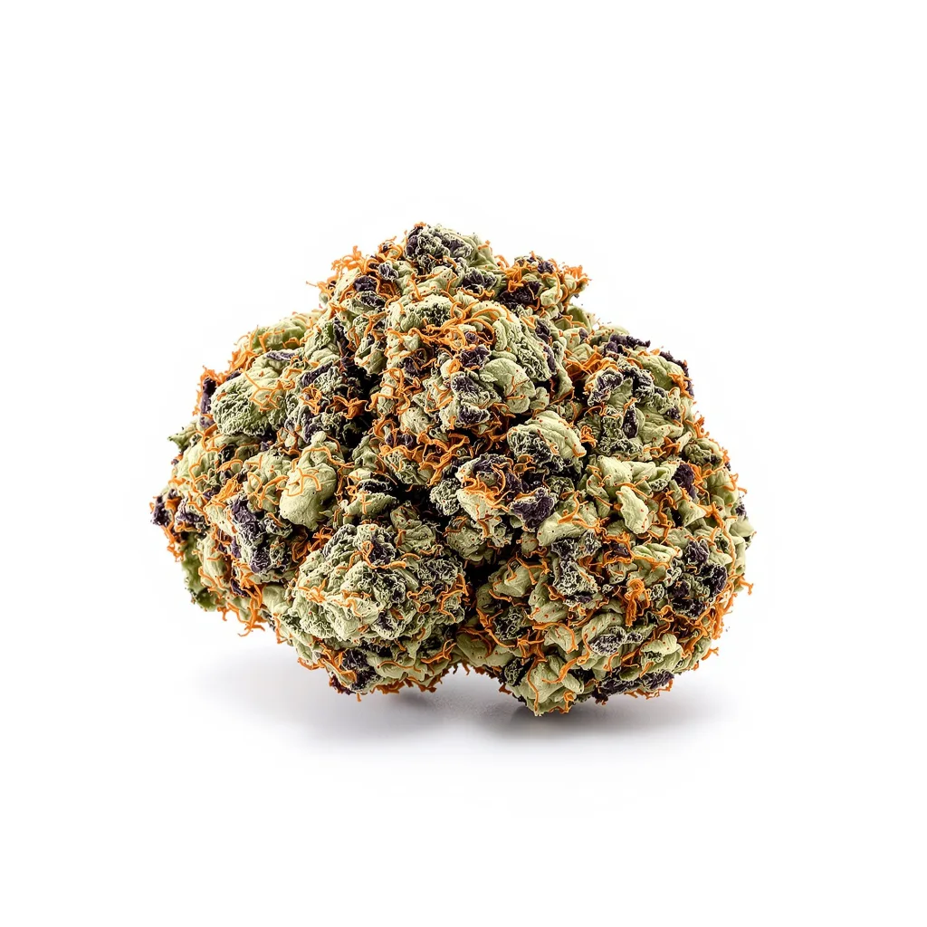 Mandarine cannabis plant in flowering stage — 60-100 cm autoflower