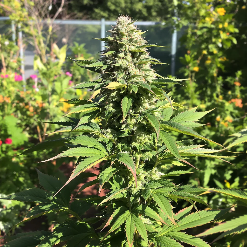 Mango Kush 89% indica / 11% sativa flower with visible trichomes