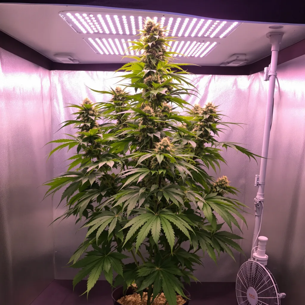 Maui 10% indica / 90% sativa flower with visible trichomes