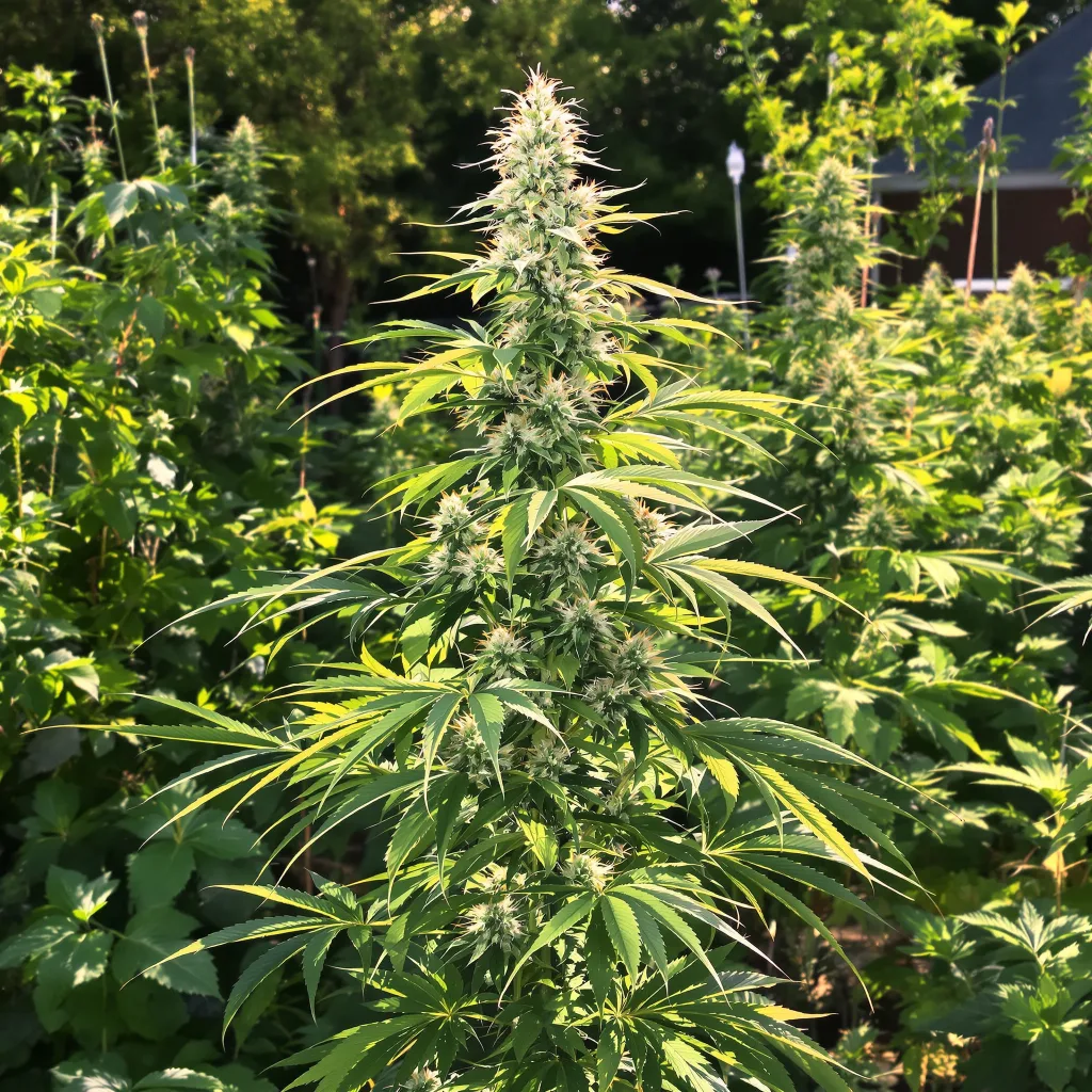 Maui 10% indica / 90% sativa flower with visible trichomes