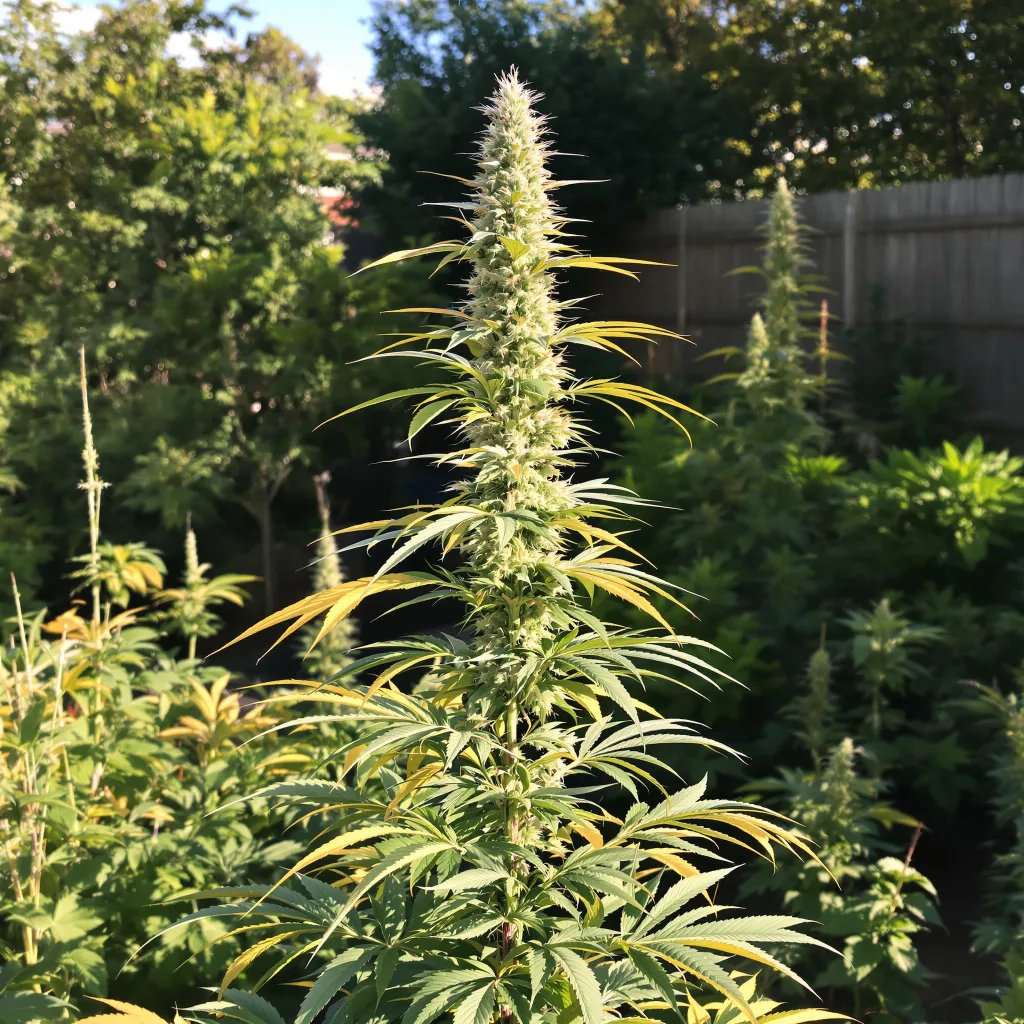 Mickey Kush 25% indica / 75% sativa flower with visible trichomes