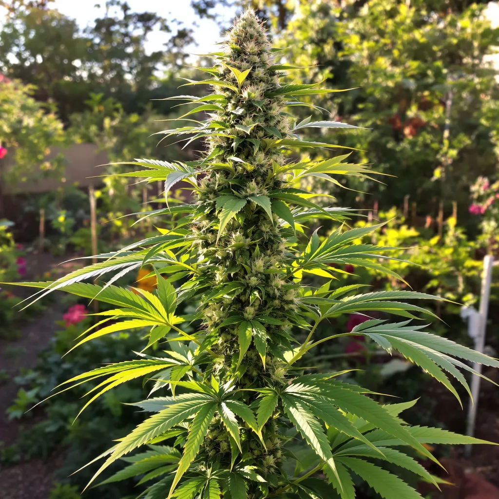 Mint Chocolate Chip 36% indica / 64% sativa flower with visible trichomes