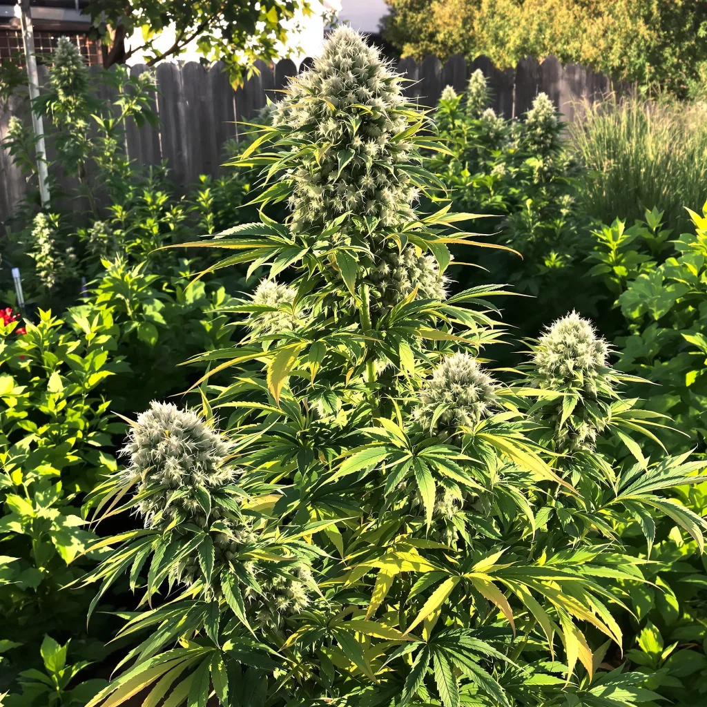 Mob Boss 40% indica / 60% sativa flower with visible trichomes
