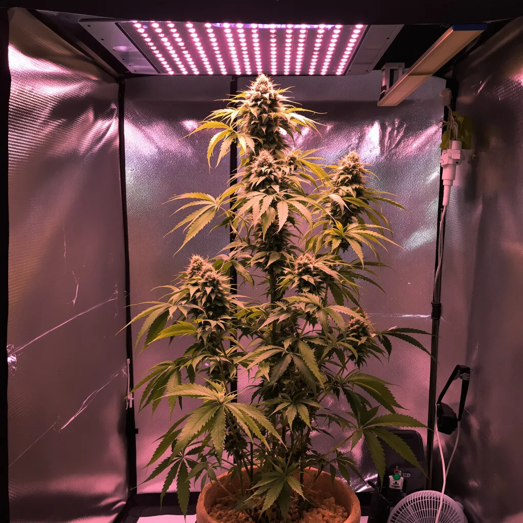 Moby Dick 25% indica / 75% sativa flower with visible trichomes