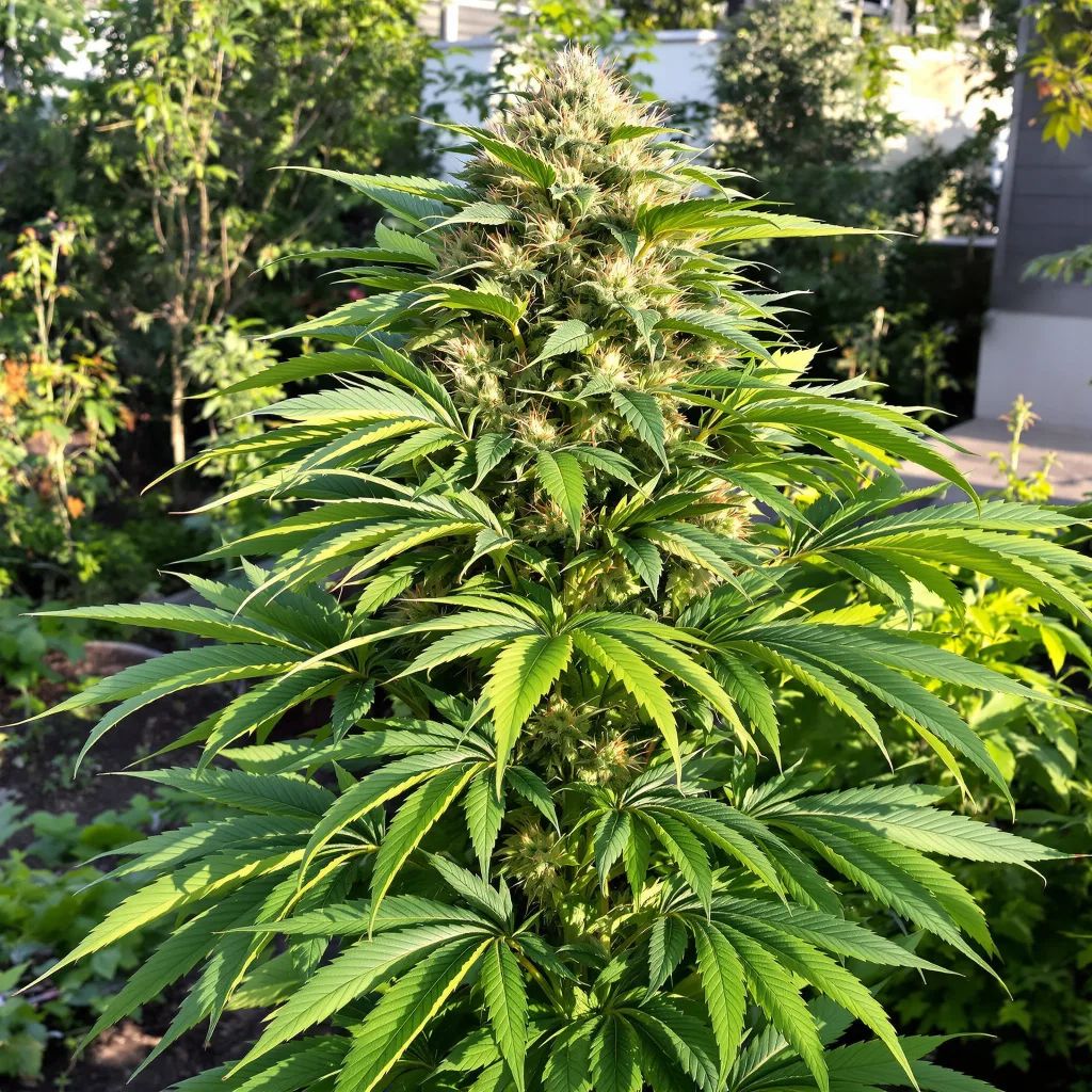 Money Maker 87% indica / 13% sativa flower with visible trichomes