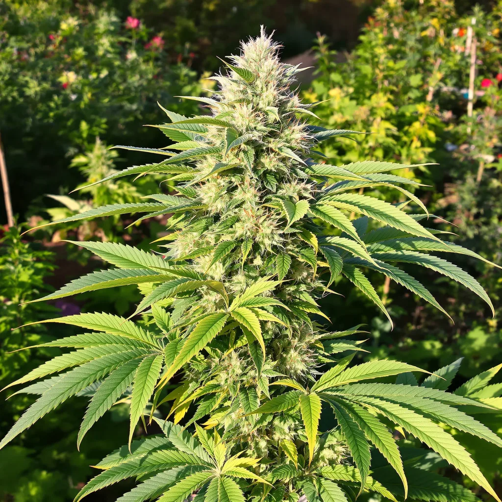 Monster Cookies 80% indica / 20% sativa flower with visible trichomes