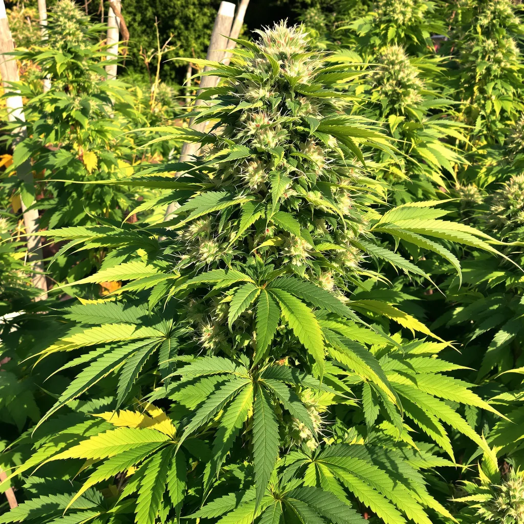 New Glue 80% indica / 20% sativa flower with visible trichomes