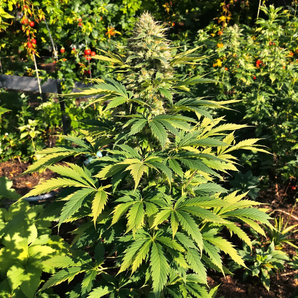 Nightcap 67% indica / 33% sativa flower with visible trichomes