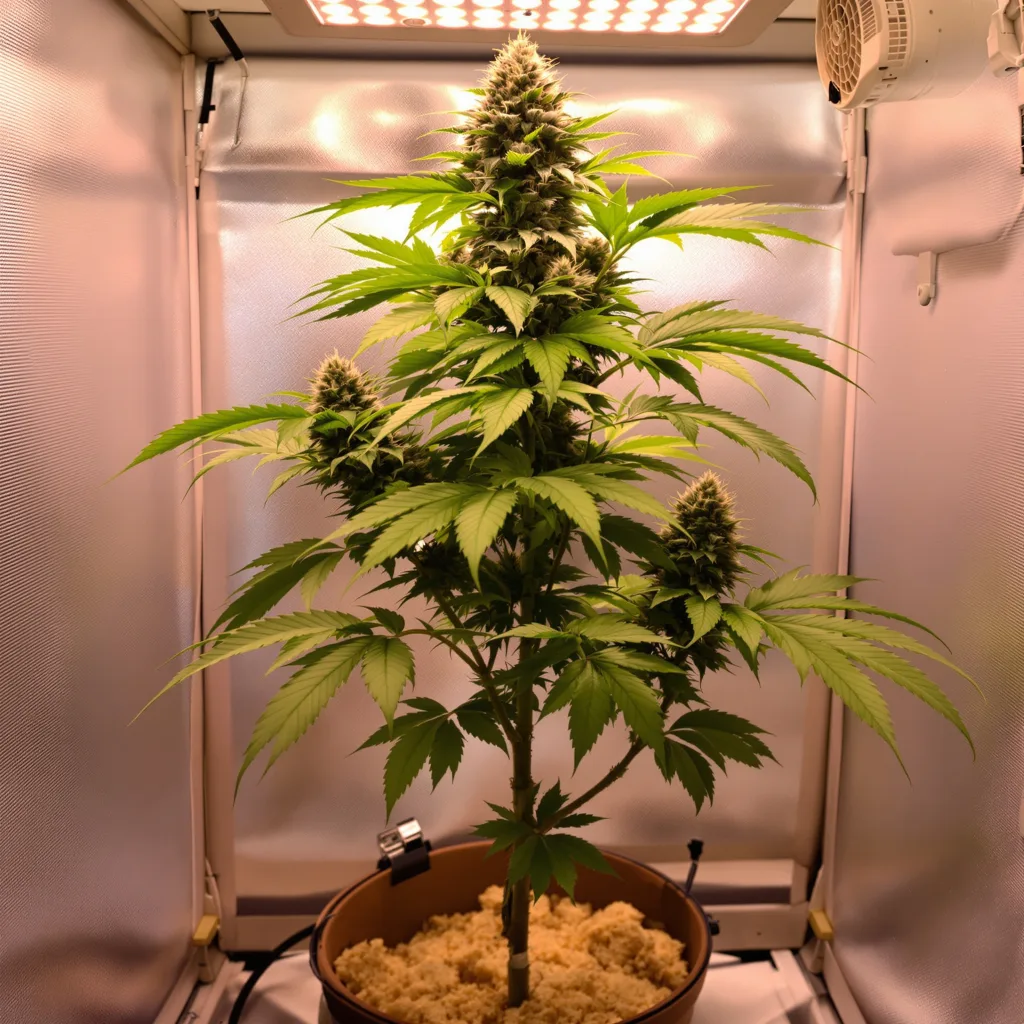 Northern Lights 81% indica / 19% sativa flower with visible trichomes
