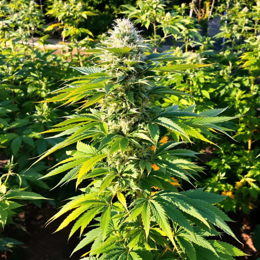 Northern Lights 81% indica / 19% sativa flower with visible trichomes
