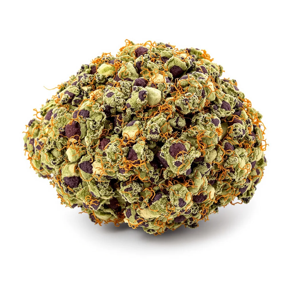 Nuken cannabis plant in flowering stage — 60-100 cm autoflower