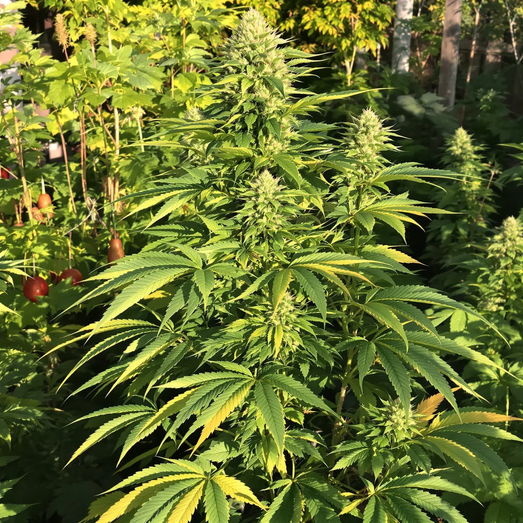 Obama Kush 74% indica / 26% sativa flower with visible trichomes