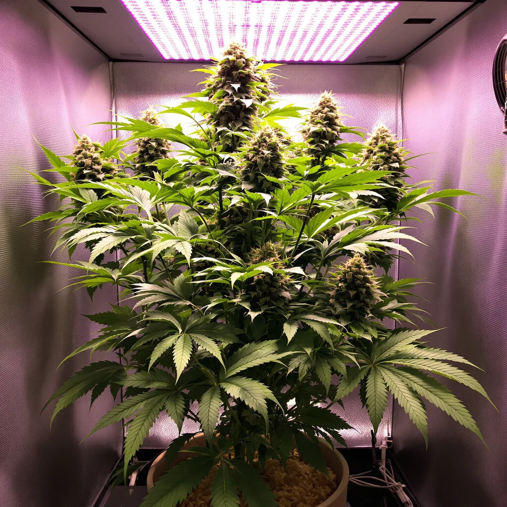 Orange Bud 79% indica / 21% sativa flower with visible trichomes