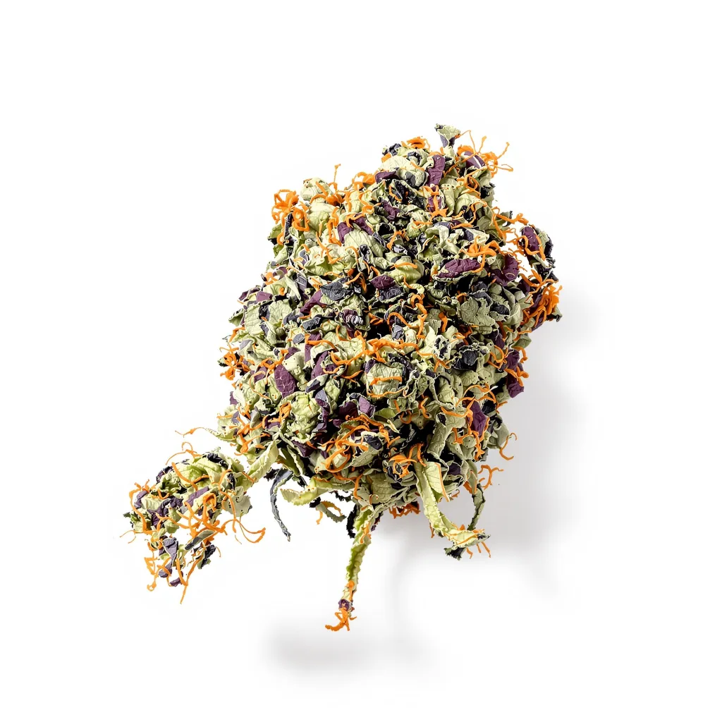 Orange Bud cannabis plant in flowering stage — 60-100 cm autoflower