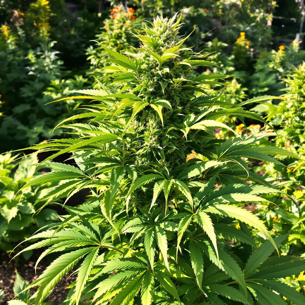Orange Bud 79% indica / 21% sativa flower with visible trichomes