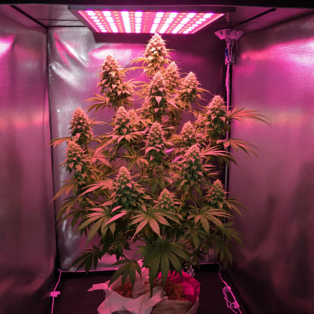 Original Glue 60% indica / 40% sativa flower with visible trichomes
