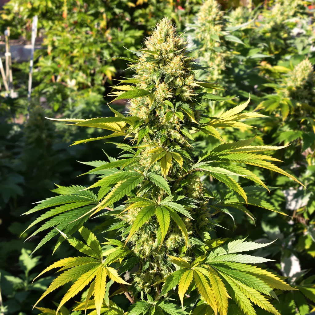 Overlord OG 70% indica / 30% sativa flower with visible trichomes