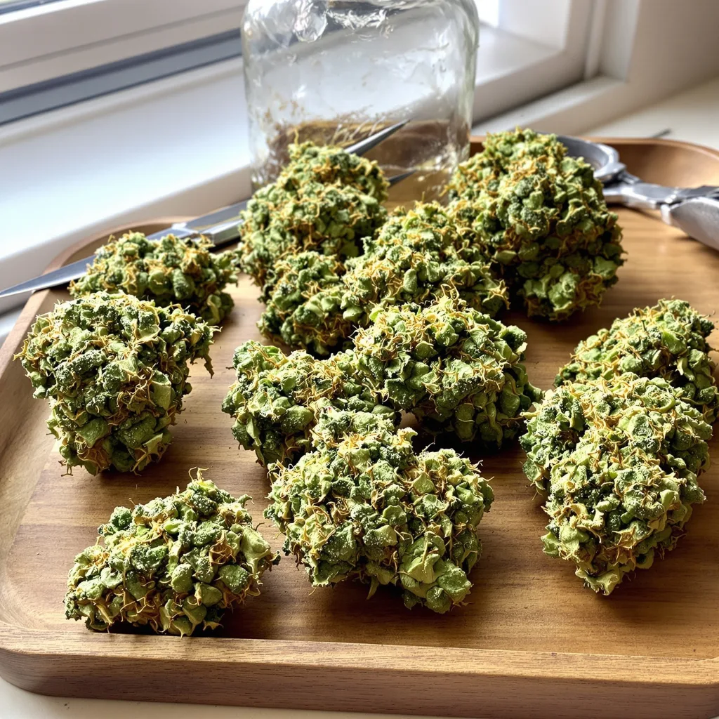 Panama 12% indica / 88% sativa flower with visible trichomes