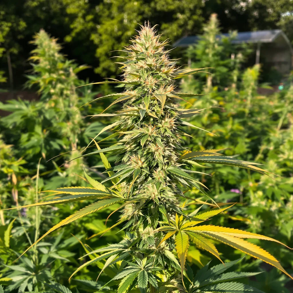 Panama 12% indica / 88% sativa flower with visible trichomes