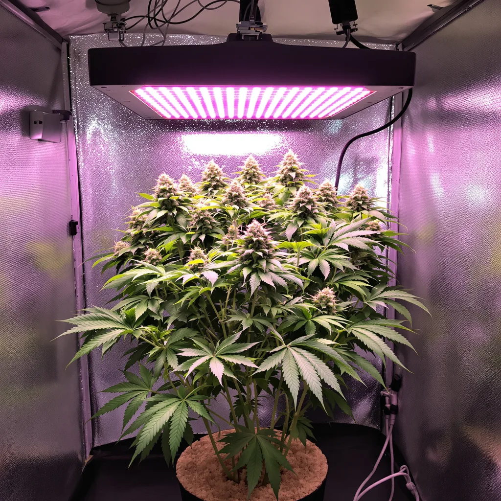 Pennywise 80% indica / 20% sativa flower with visible trichomes