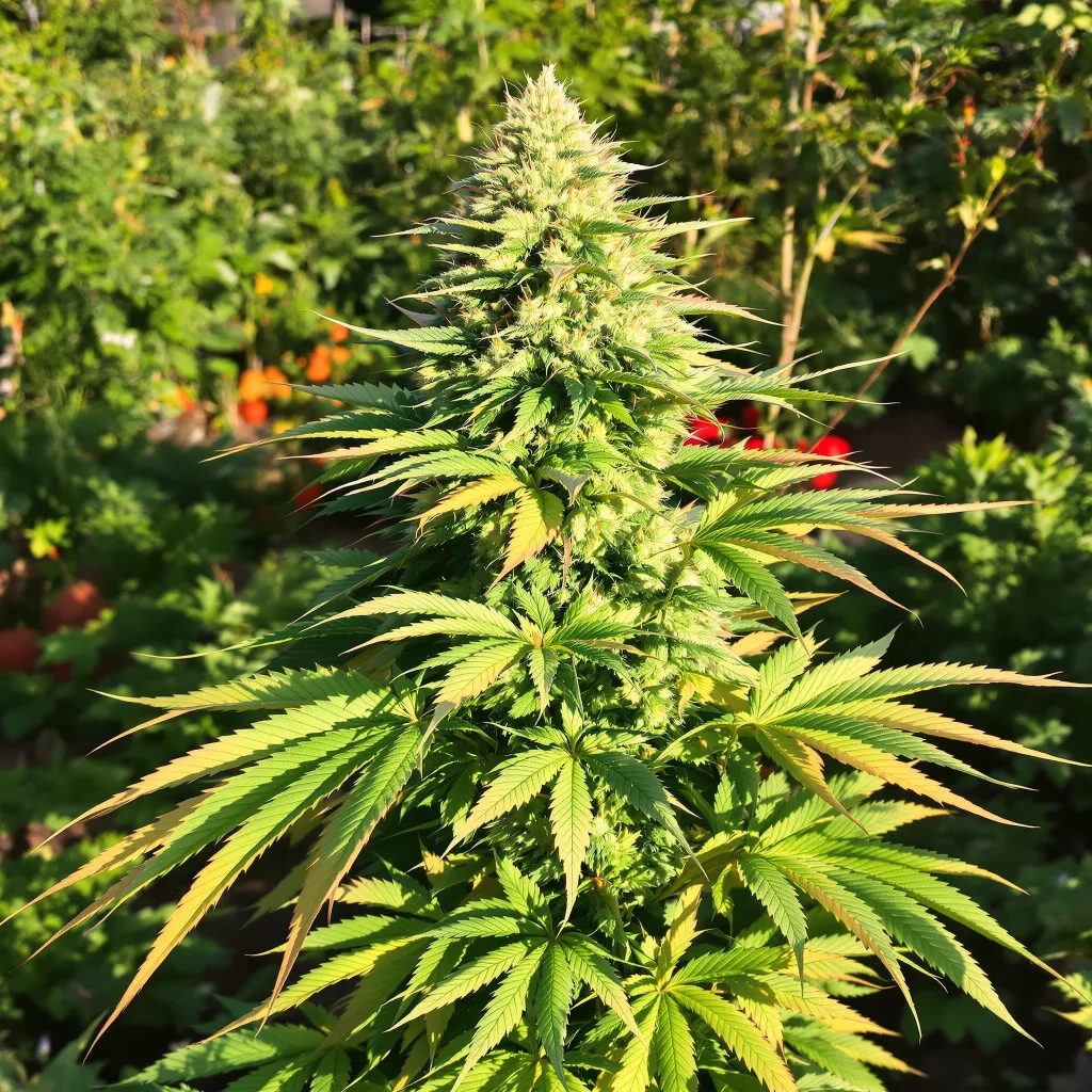 Pennywise 80% indica / 20% sativa flower with visible trichomes