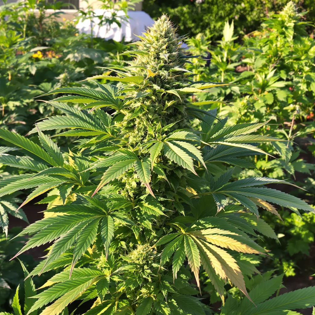 Pink Bubba 67% indica / 33% sativa flower with visible trichomes
