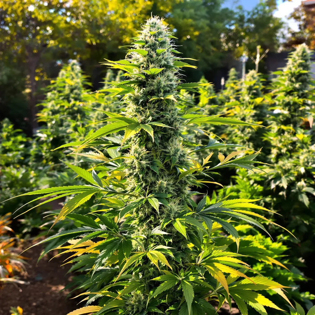 Pink Pez 63% indica / 37% sativa flower with visible trichomes